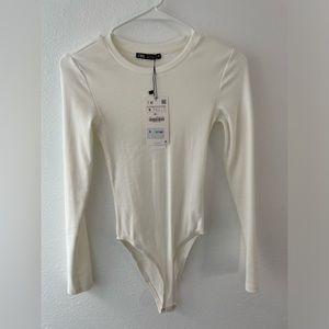 Zara ribbed bodysuit